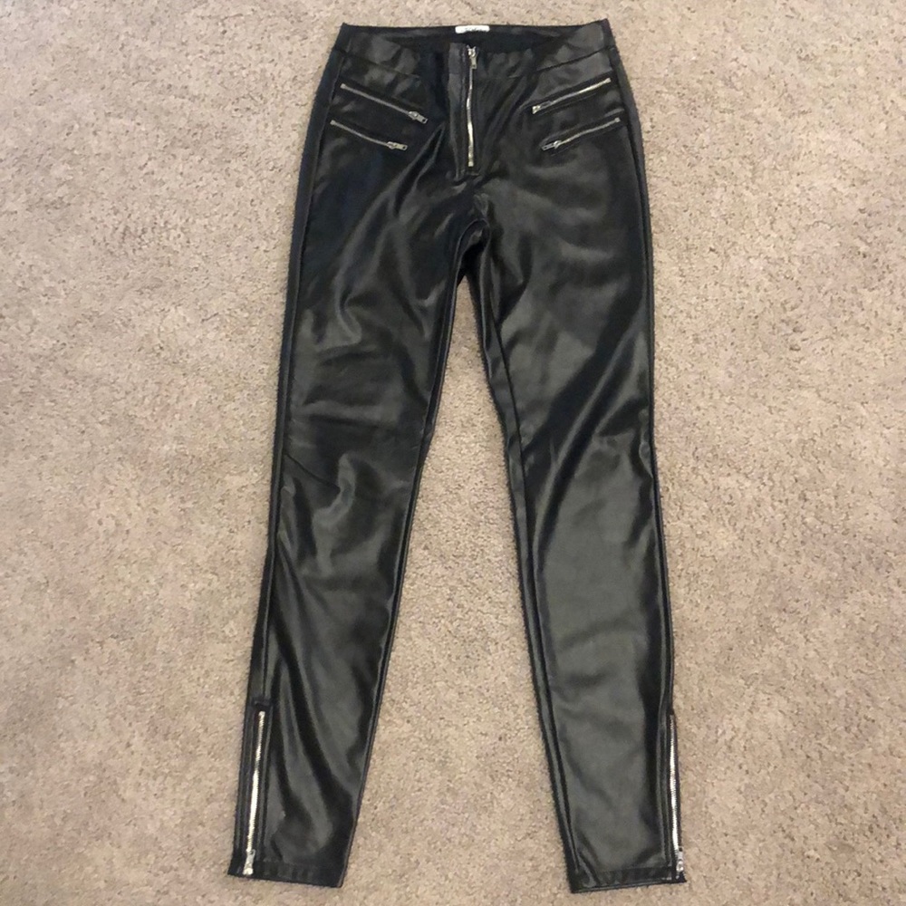 Tobi faux leather pants